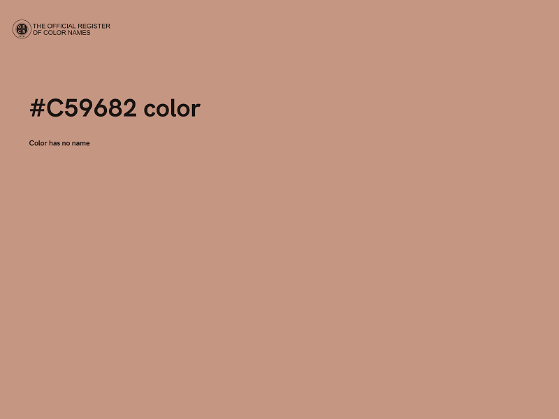 #C59682 color image