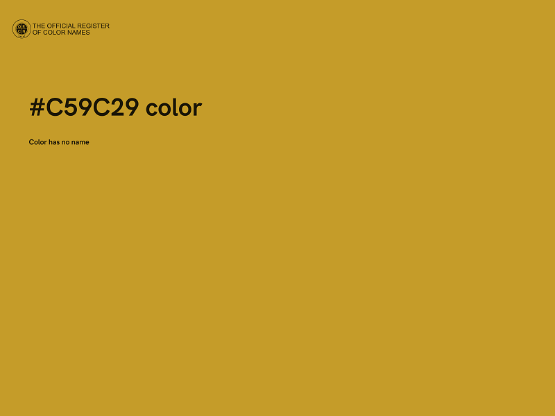 #C59C29 color image