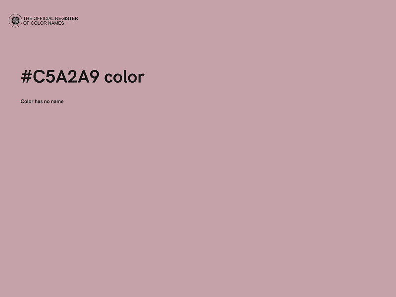 #C5A2A9 color image