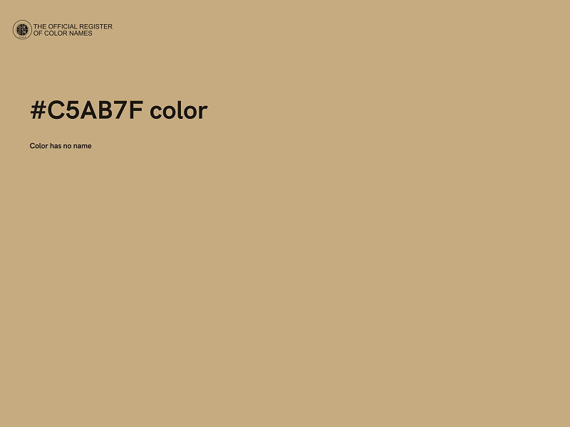 #C5AB7F color image