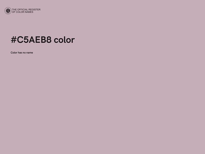 #C5AEB8 color image