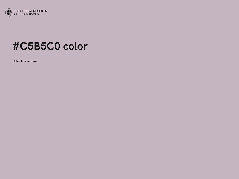 #C5B5C0 color image