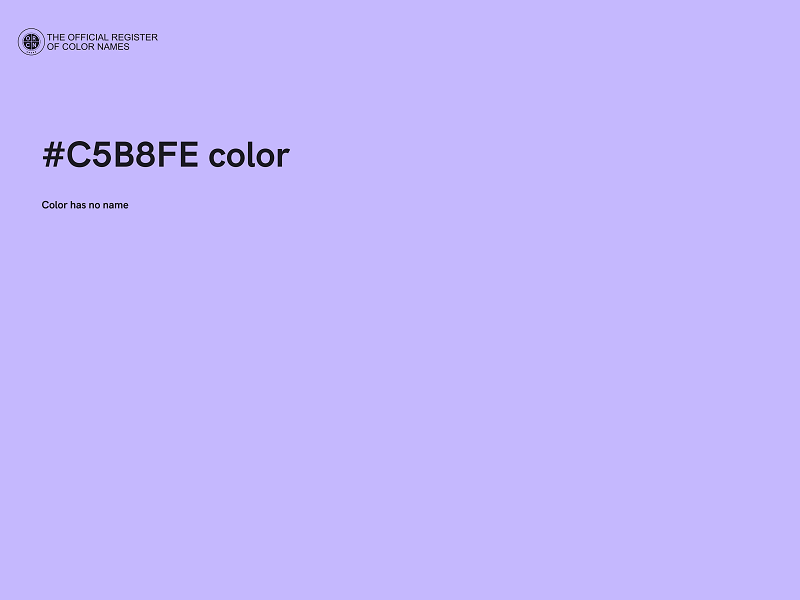 #C5B8FE color image