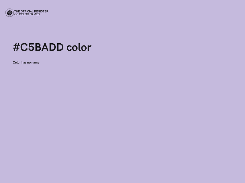 #C5BADD color image