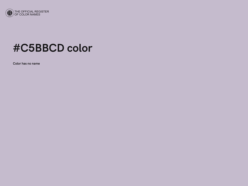 #C5BBCD color image