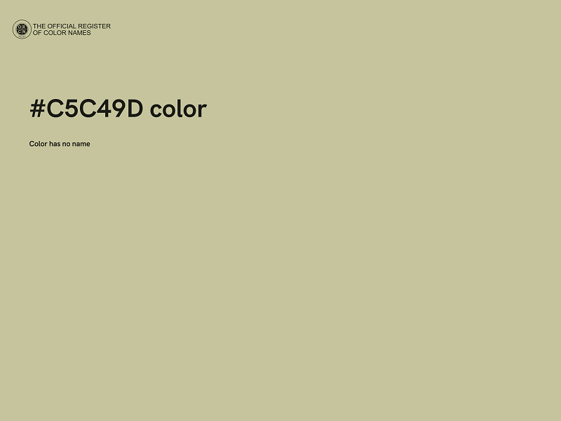 #C5C49D color image