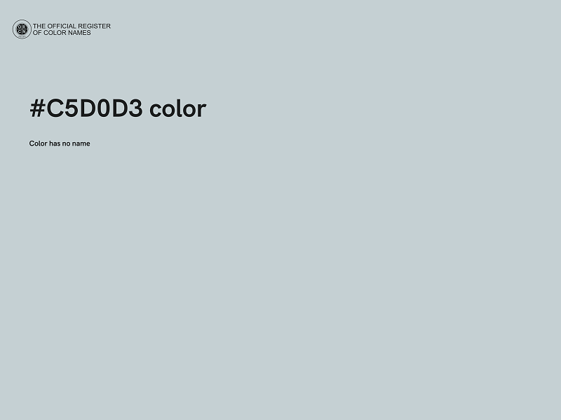 #C5D0D3 color image