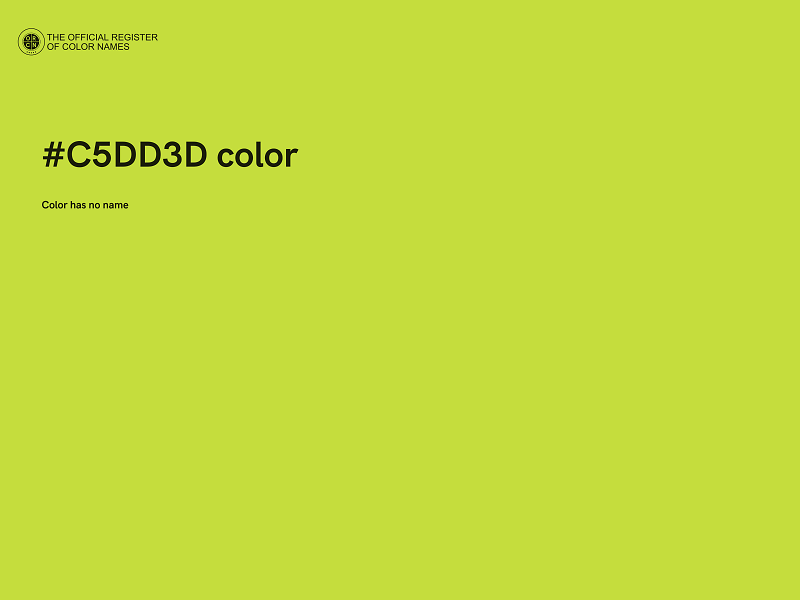 #C5DD3D color image