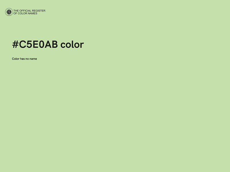 #C5E0AB color image