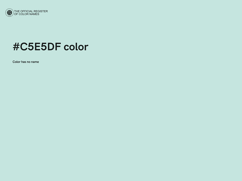 #C5E5DF color image