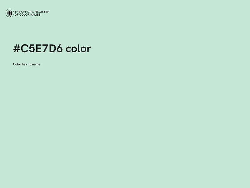 #C5E7D6 color image