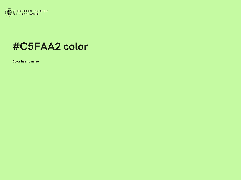 #C5FAA2 color image