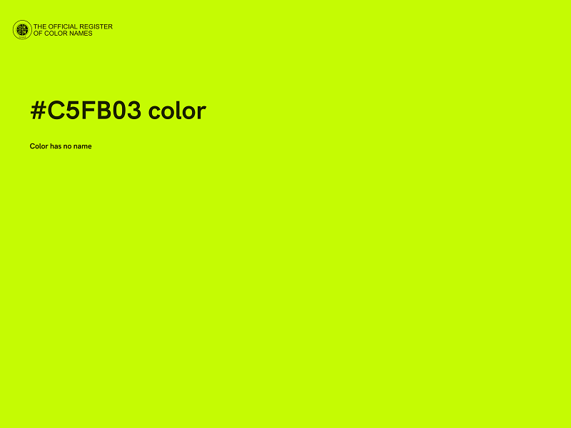 #C5FB03 color image