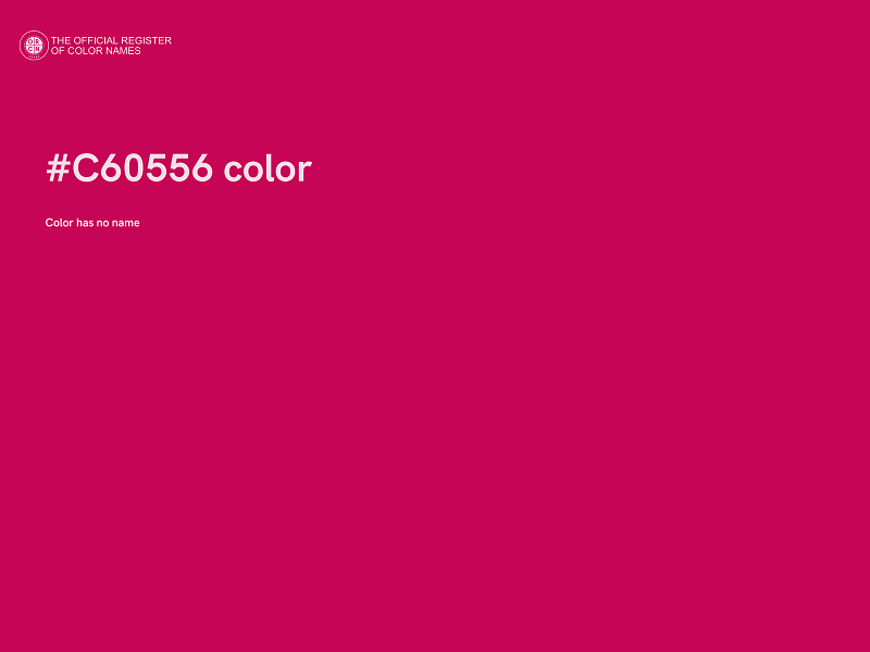 #C60556 color image