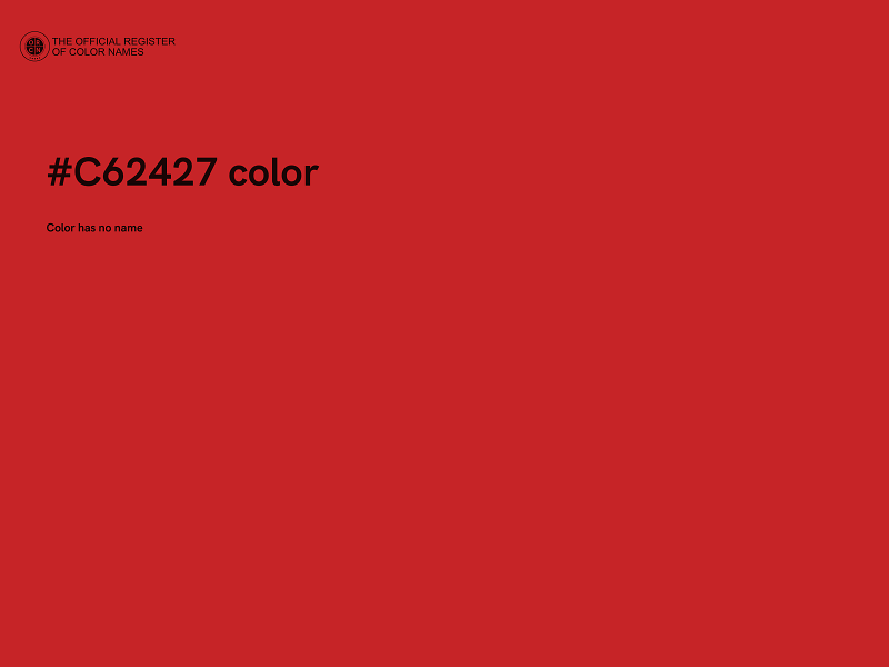 #C62427 color image