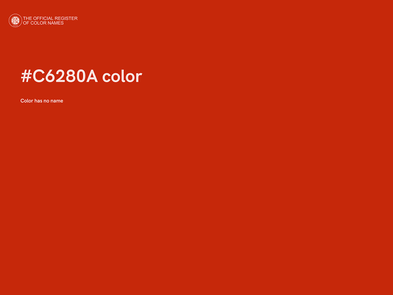 #C6280A color image