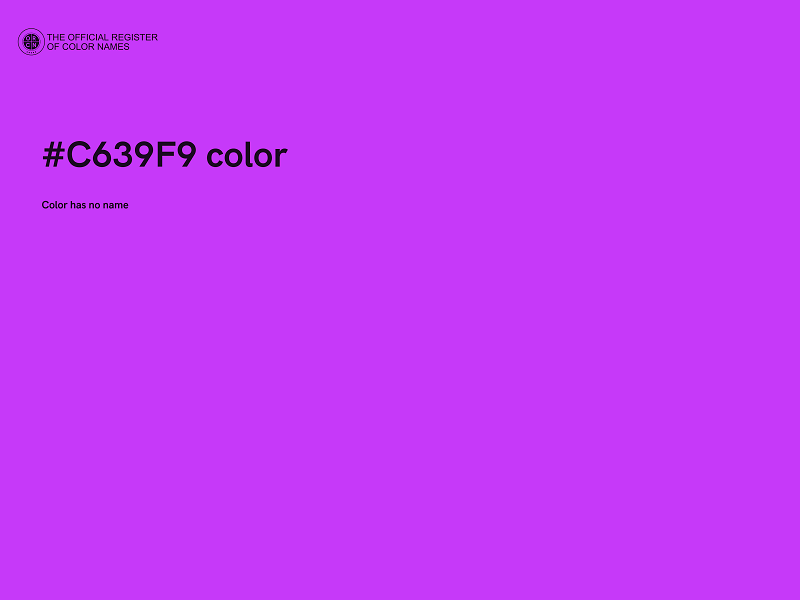 #C639F9 color image