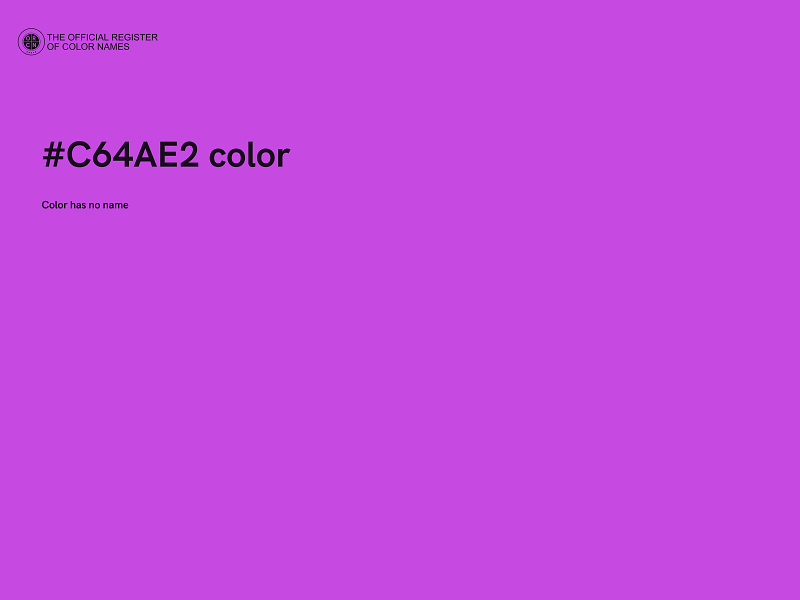 #C64AE2 color image