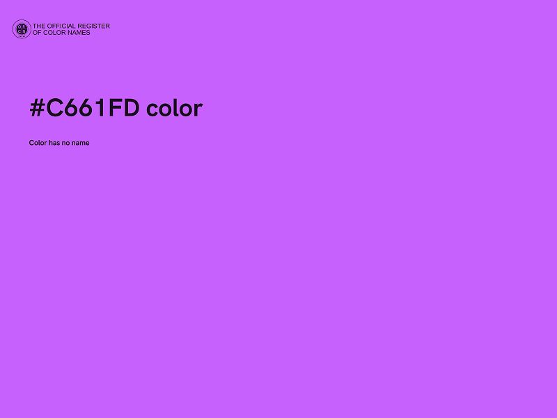 #C661FD color image