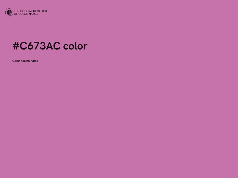 #C673AC color image