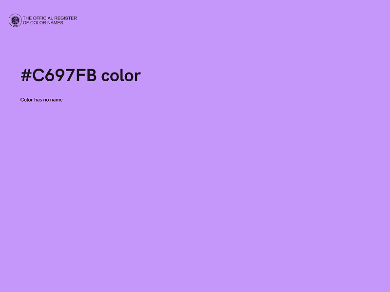 #C697FB color image