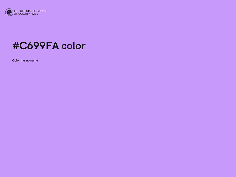 #C699FA color image