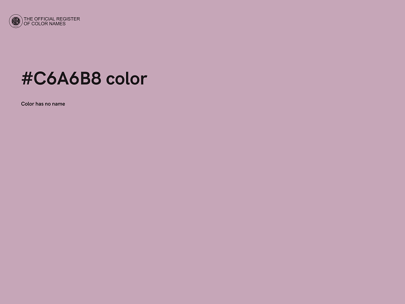 #C6A6B8 color image