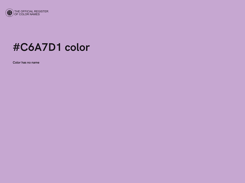 #C6A7D1 color image