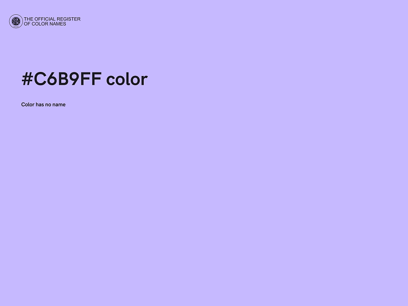 #C6B9FF color image