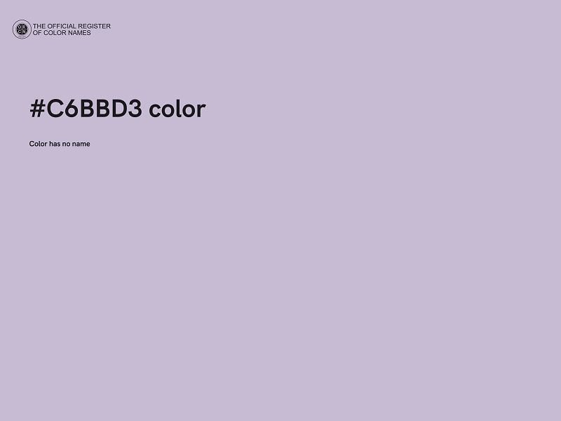 #C6BBD3 color image