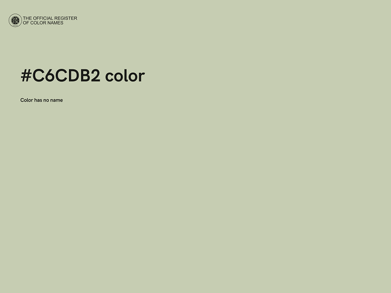 #C6CDB2 color image