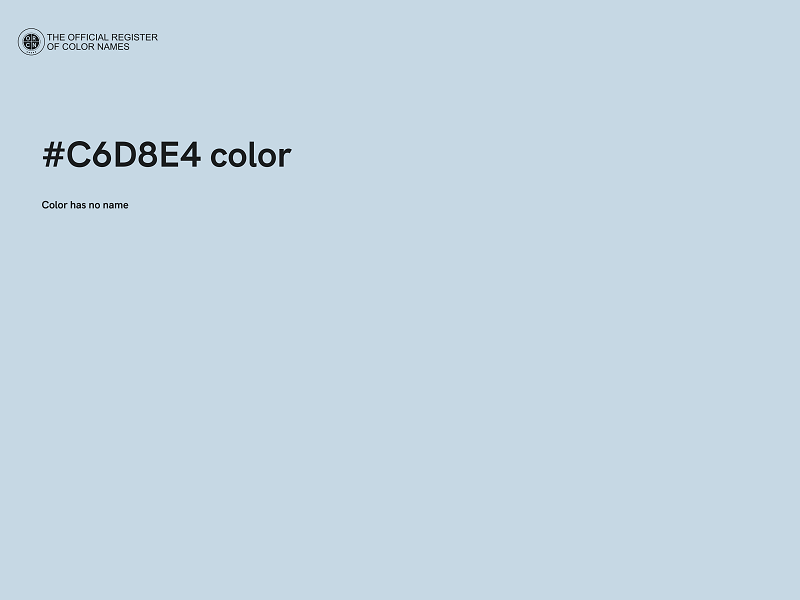 #C6D8E4 color image