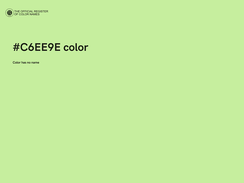 #C6EE9E color image