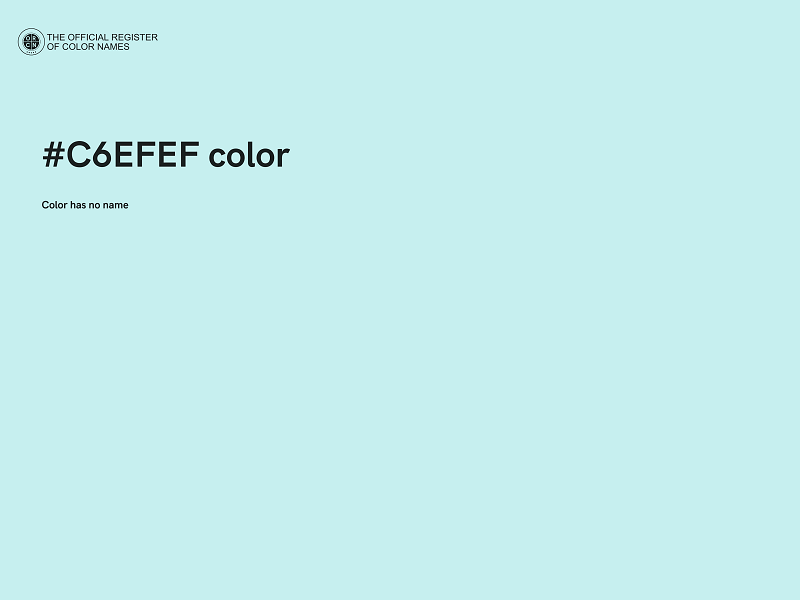 #C6EFEF color image