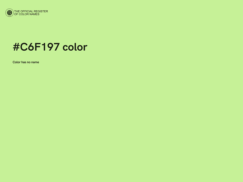 #C6F197 color image