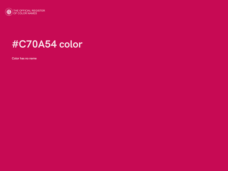 #C70A54 color image