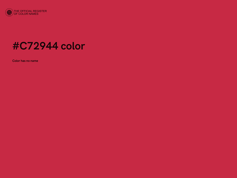 #C72944 color image