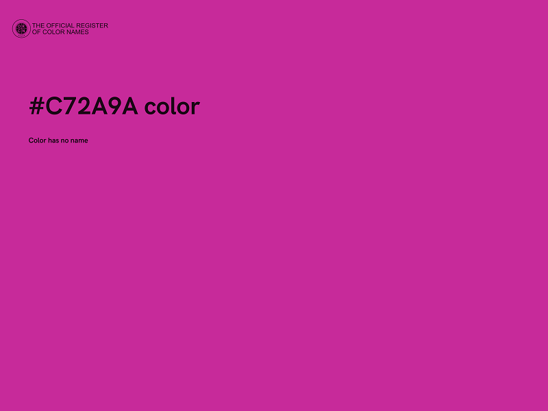 #C72A9A color image