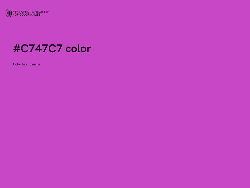 #C747C7 color image