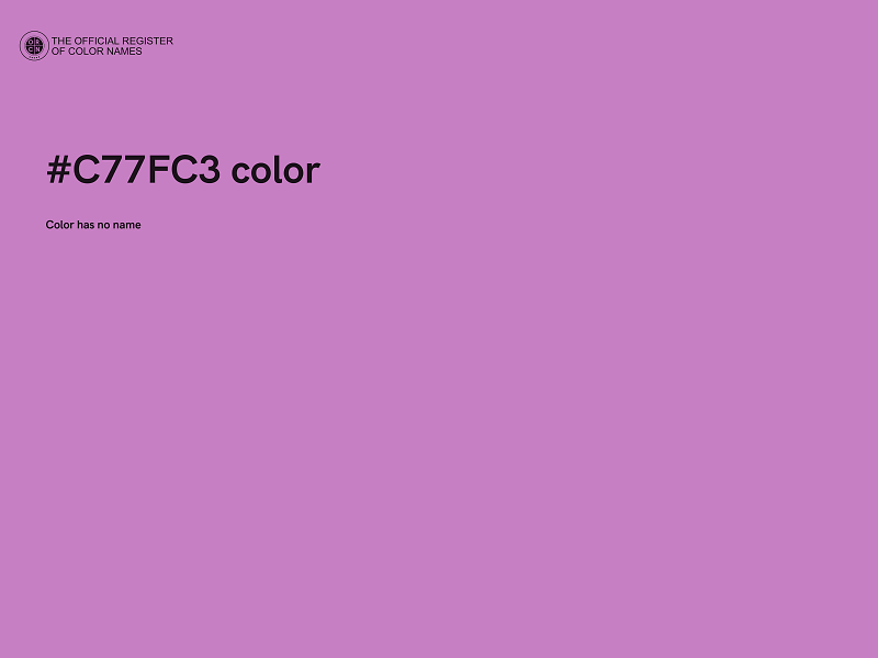 #C77FC3 color image