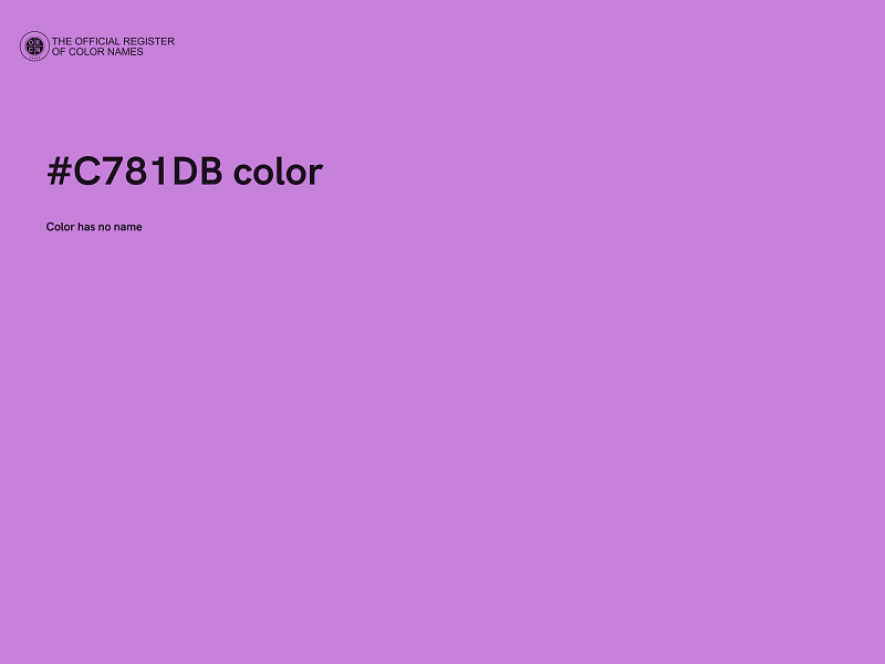 #C781DB color image