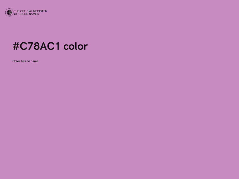 #C78AC1 color image