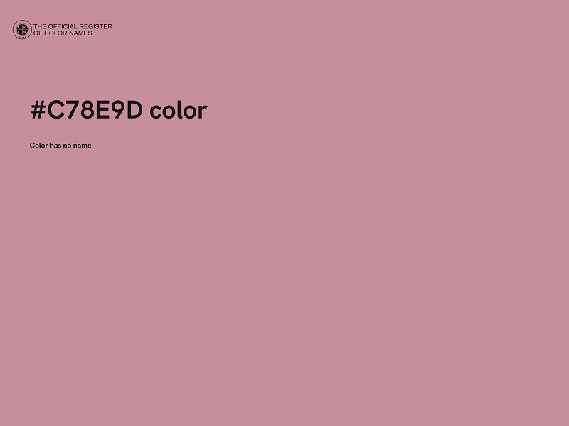 #C78E9D color image