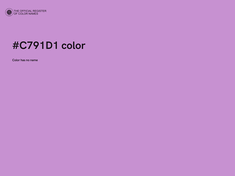 #C791D1 color image