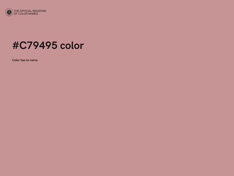 #C79495 color image