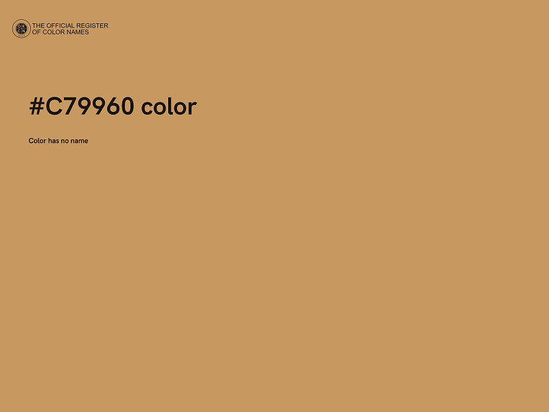 #C79960 color image