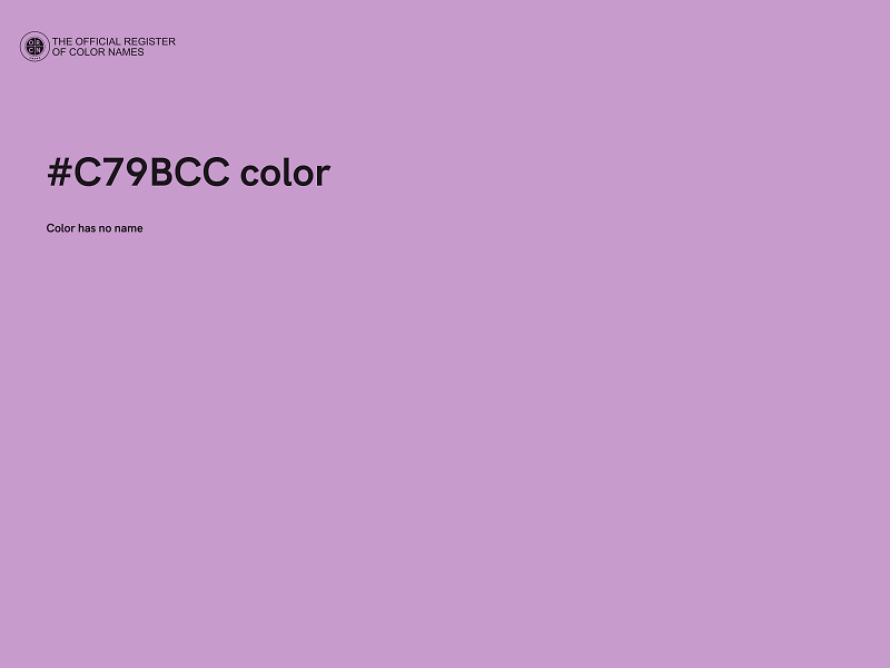 #C79BCC color image