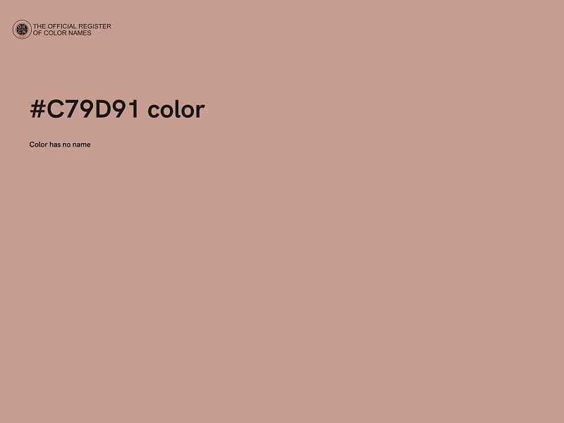 #C79D91 color image