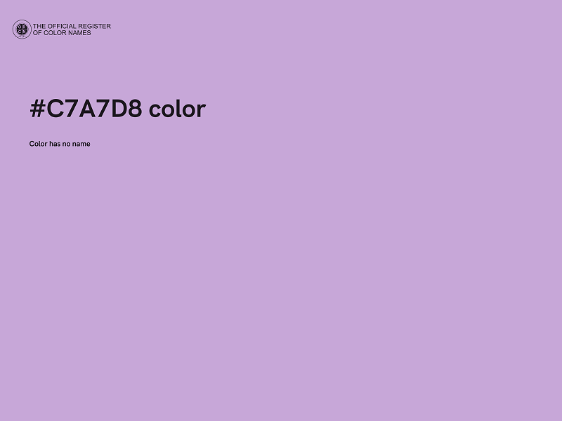 #C7A7D8 color image