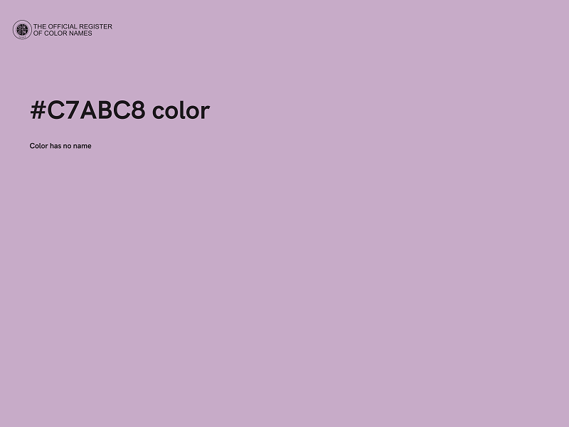 #C7ABC8 color image